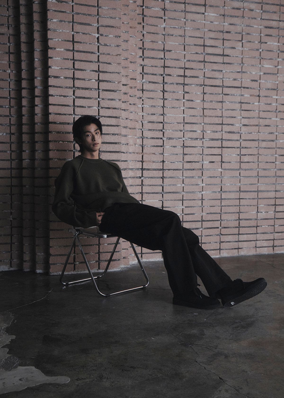 멉스(MUPS) Pocket cotton pants [black]