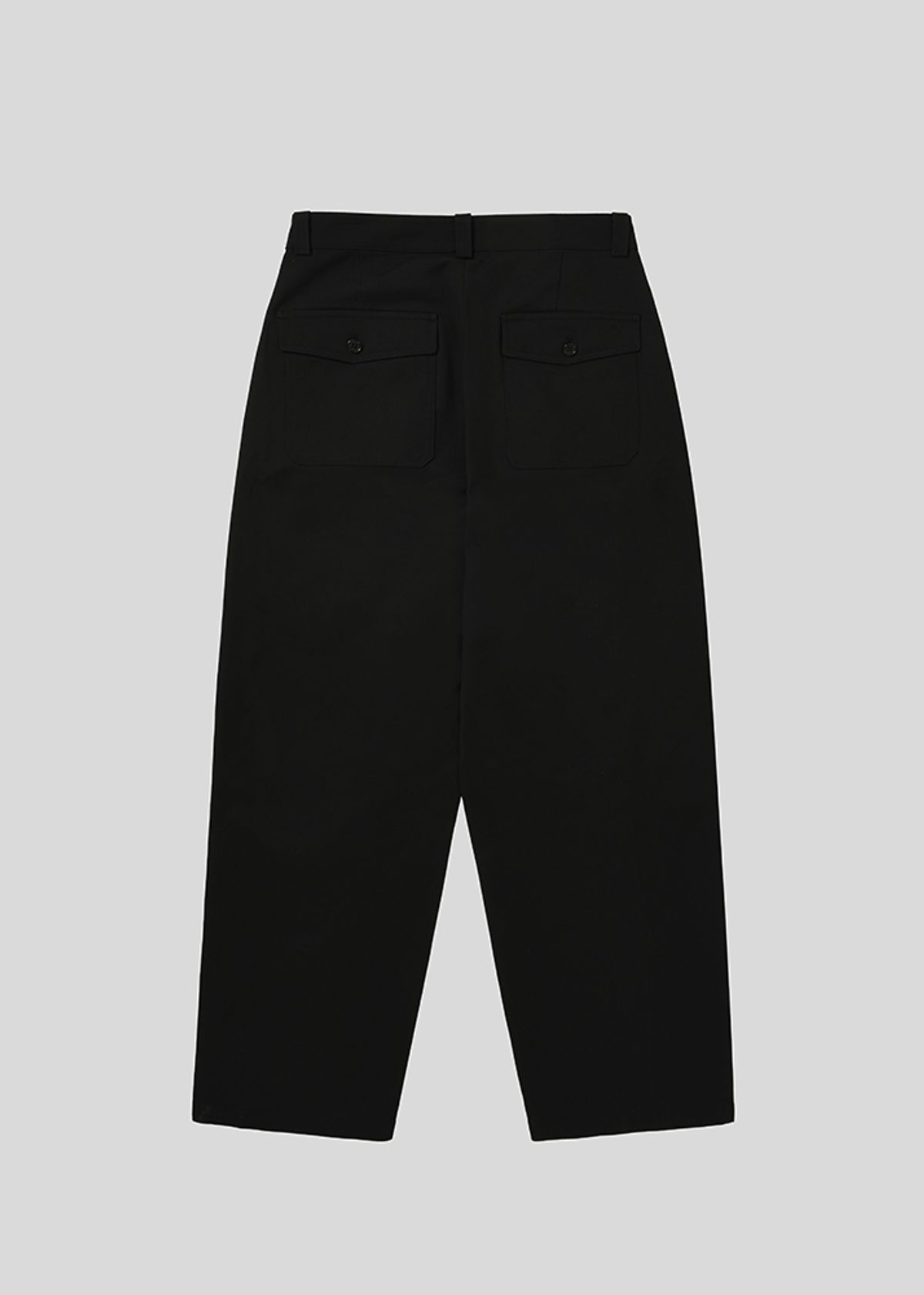 멉스(MUPS) Pocket cotton pants [black]