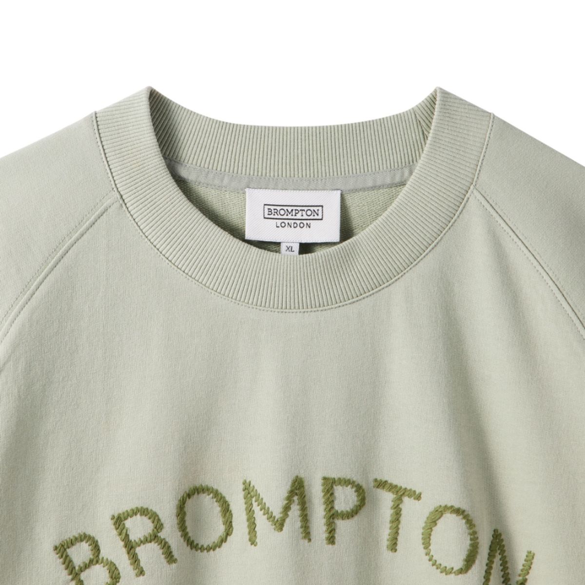 브롬톤 런던(BROMPTON LONDON) ROPE EMBRO TERRY HALF SLEEVE T-SHIRT - A/MINT (P242UTS420)