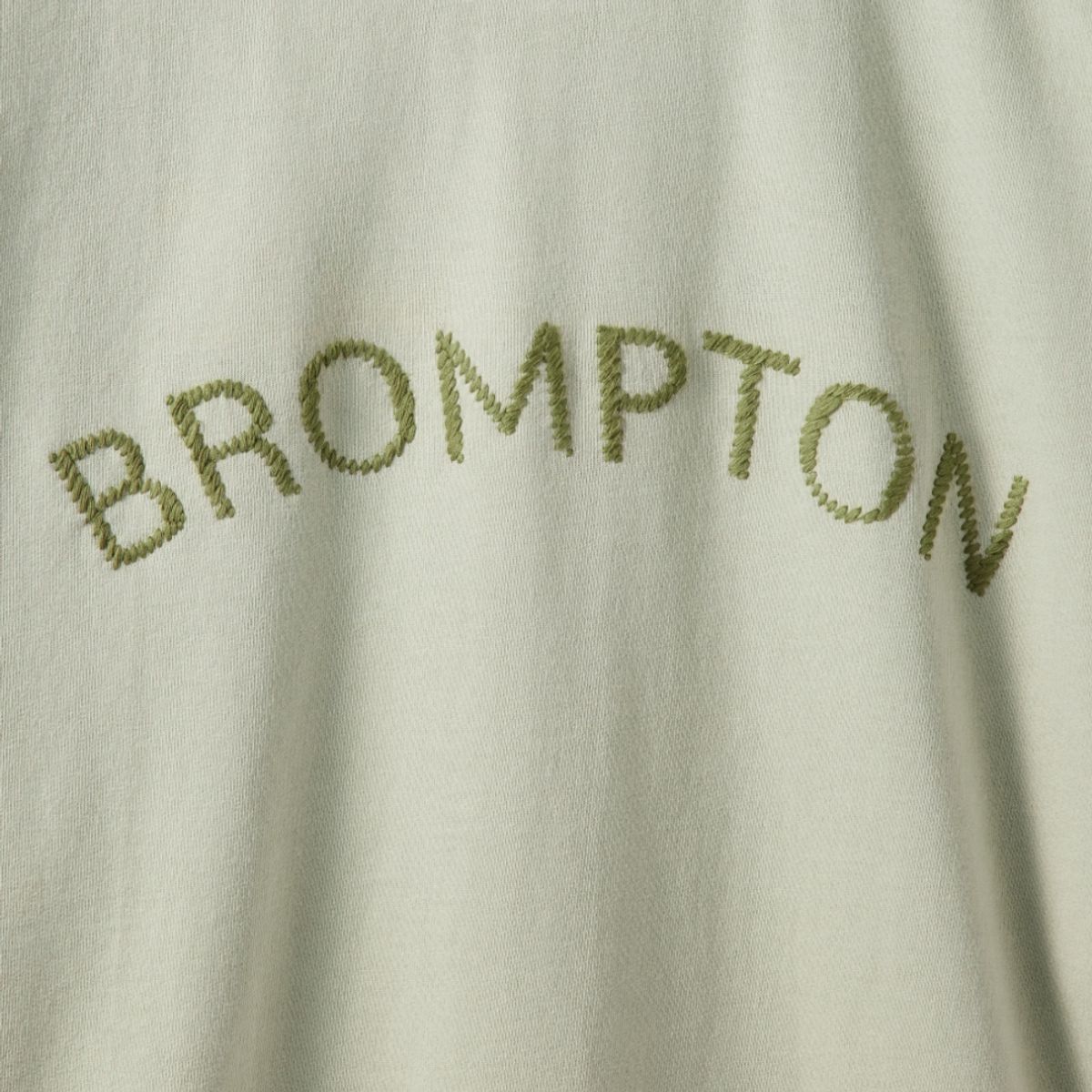 브롬톤 런던(BROMPTON LONDON) ROPE EMBRO TERRY HALF SLEEVE T-SHIRT - A/MINT (P242UTS420)