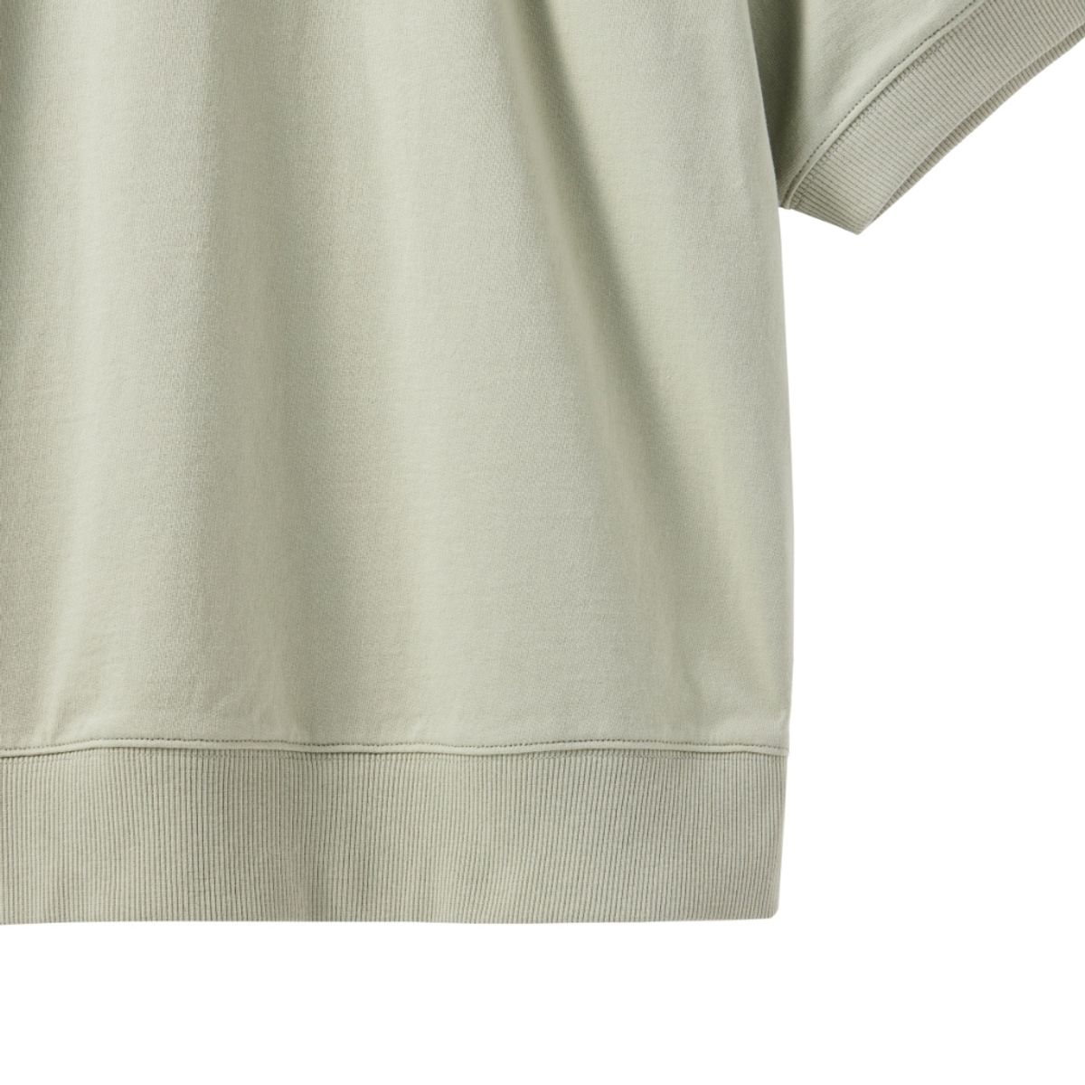 브롬톤 런던(BROMPTON LONDON) ROPE EMBRO TERRY HALF SLEEVE T-SHIRT - A/MINT (P242UTS420)