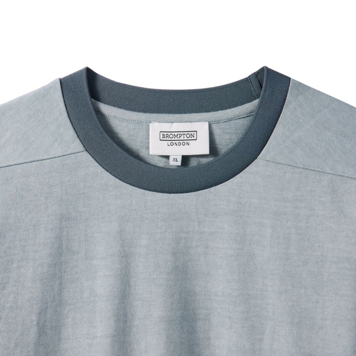 브롬톤 런던(BROMPTON LONDON) PIGMENT HALF SLEEVE T-SHIRT - A/BLUE (P242UTS417)