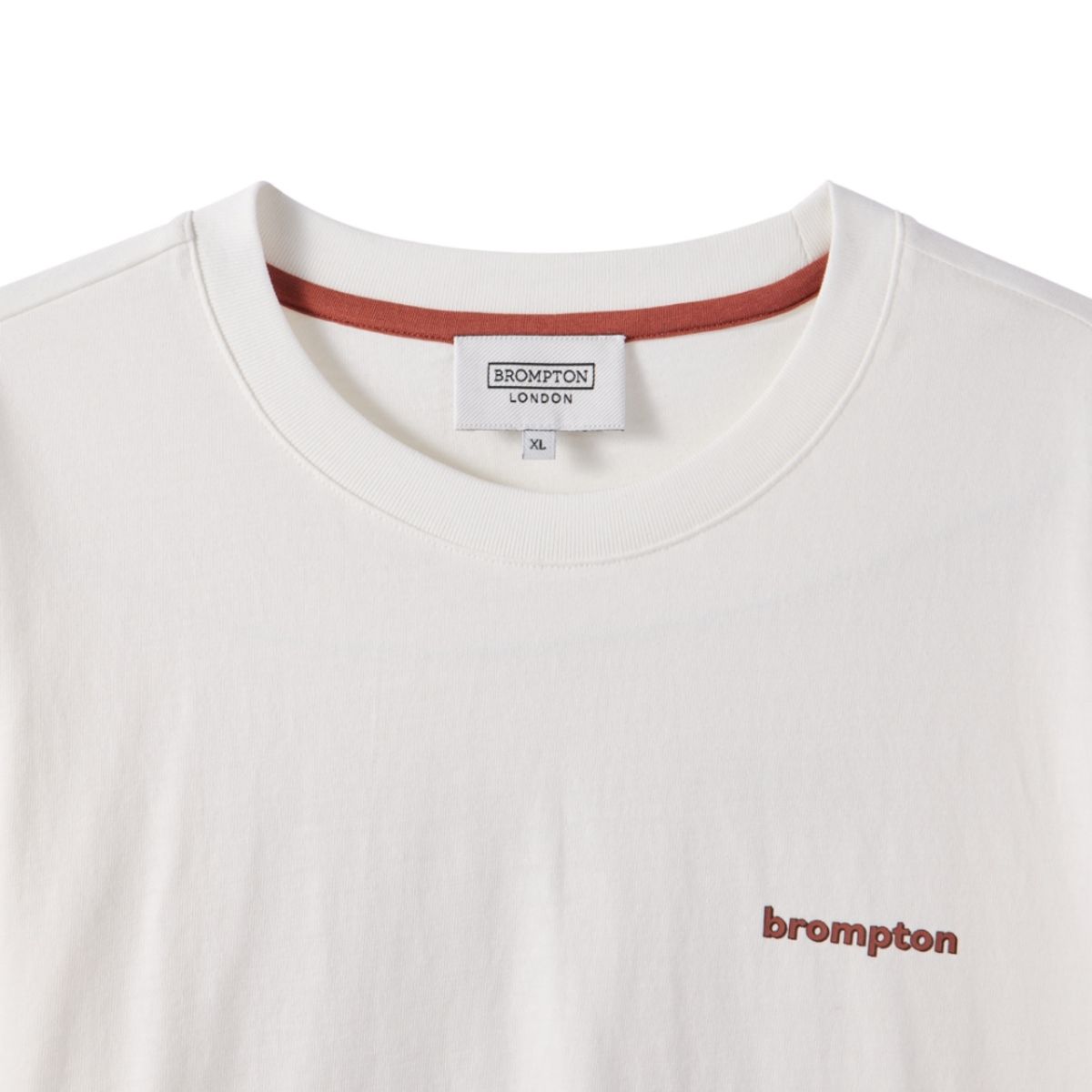 브롬톤 런던(BROMPTON LONDON) BROMPTON PARTS GRAPHIC T-SHIRT - WHITE (P242UTS416)