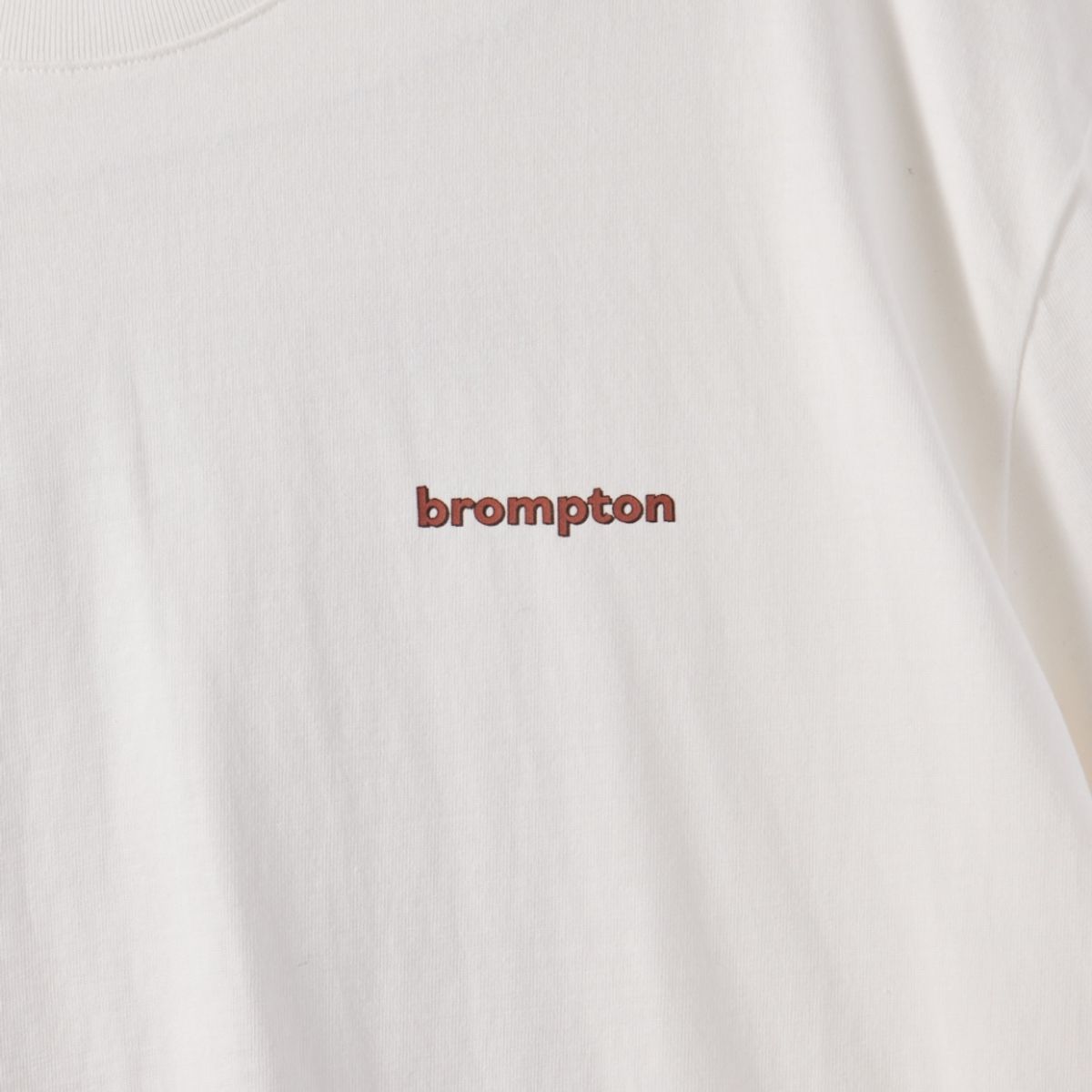 브롬톤 런던(BROMPTON LONDON) BROMPTON PARTS GRAPHIC T-SHIRT - WHITE (P242UTS416)