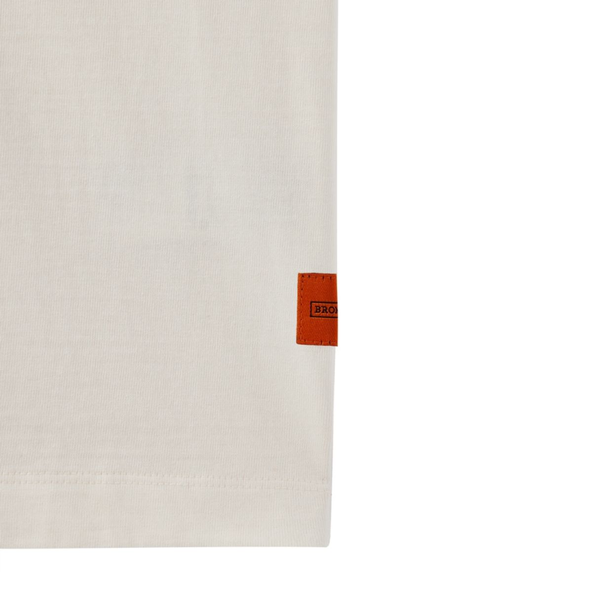브롬톤 런던(BROMPTON LONDON) 1975 BROMPTON LOGO T-SHIRT - IVORY (P242UTS411)