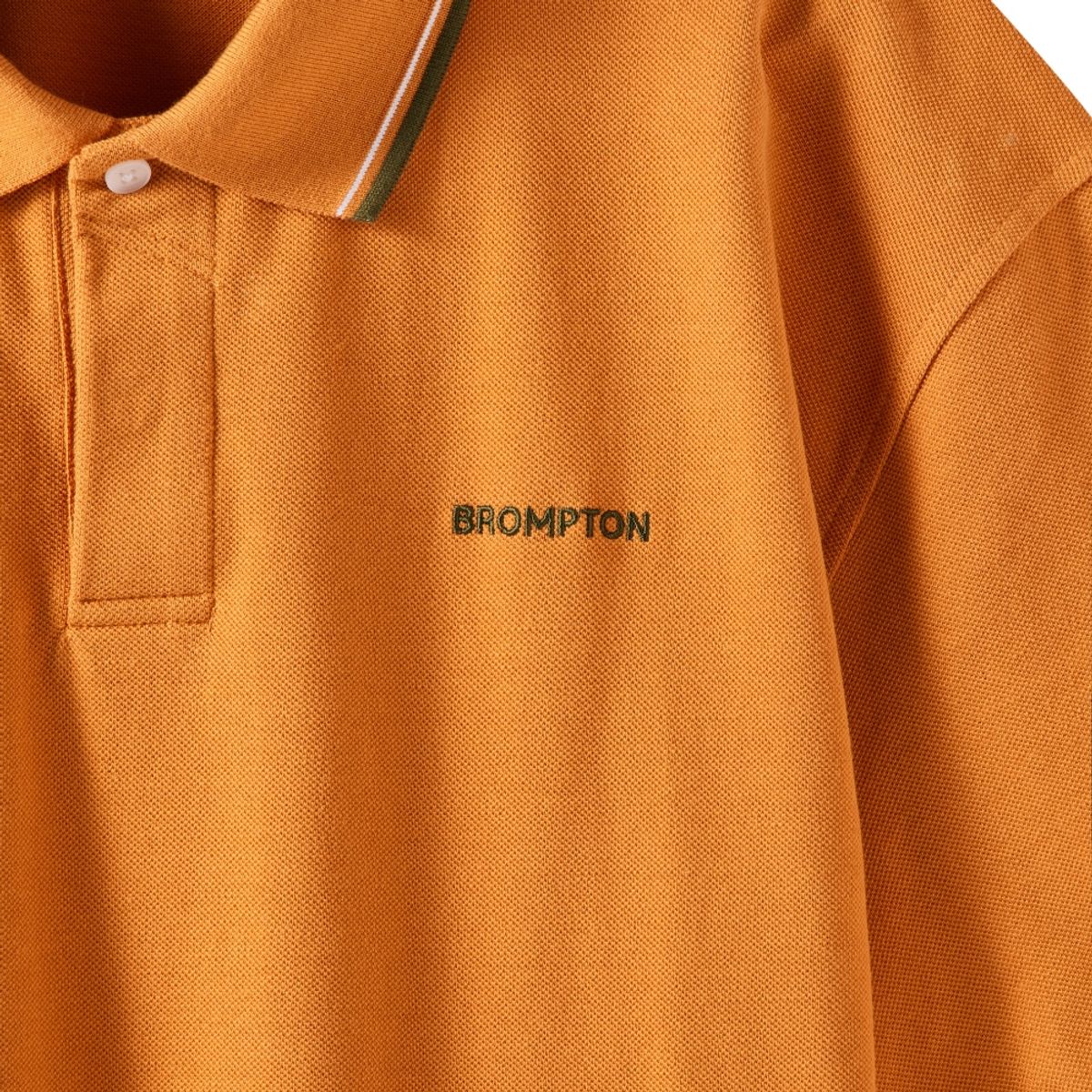 브롬톤 런던(BROMPTON LONDON) COLLAR T-SHIRT - ORANGE (P242MPL510)
