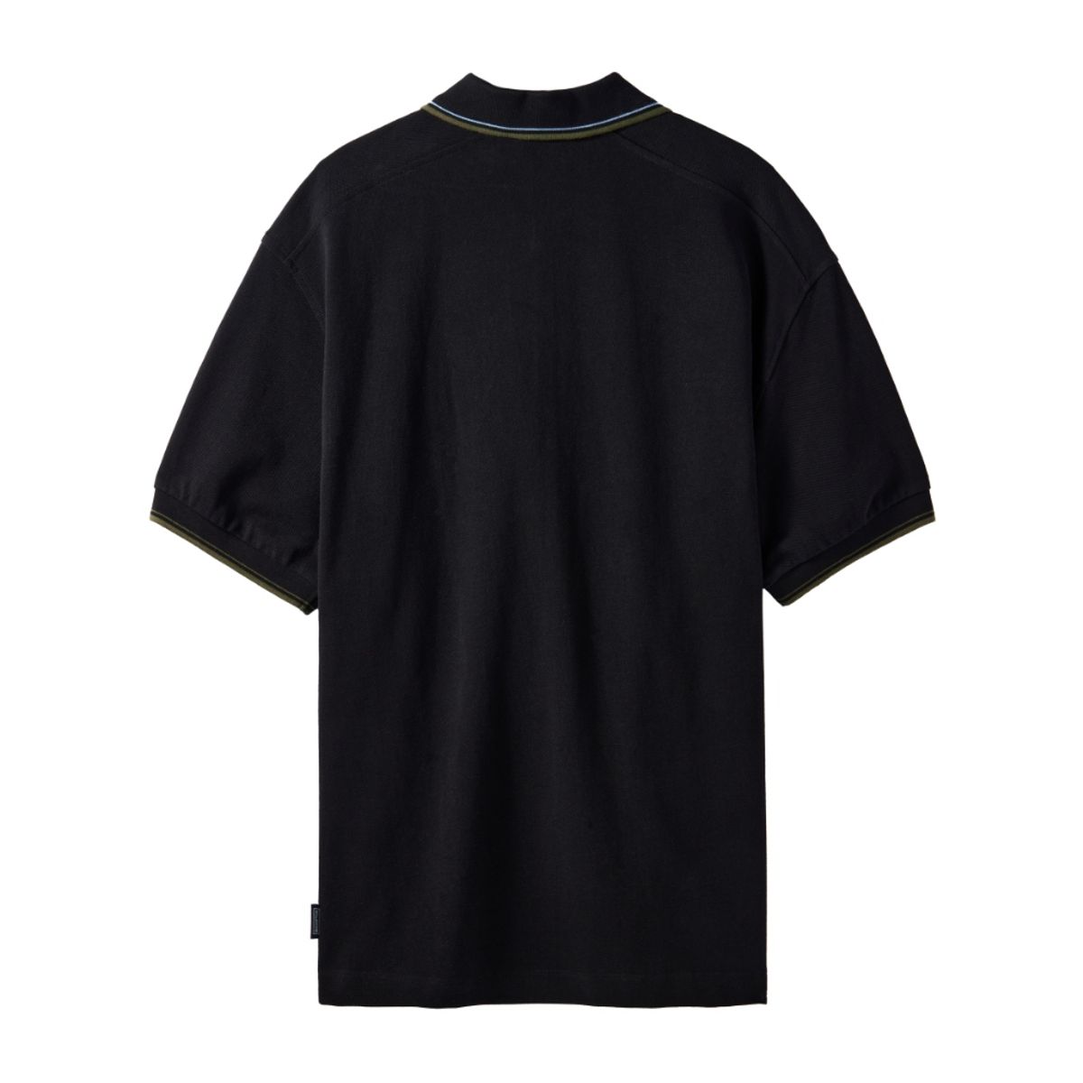 브롬톤 런던(BROMPTON LONDON) COLLAR T-SHIRT - BLACK (P242MPL510)