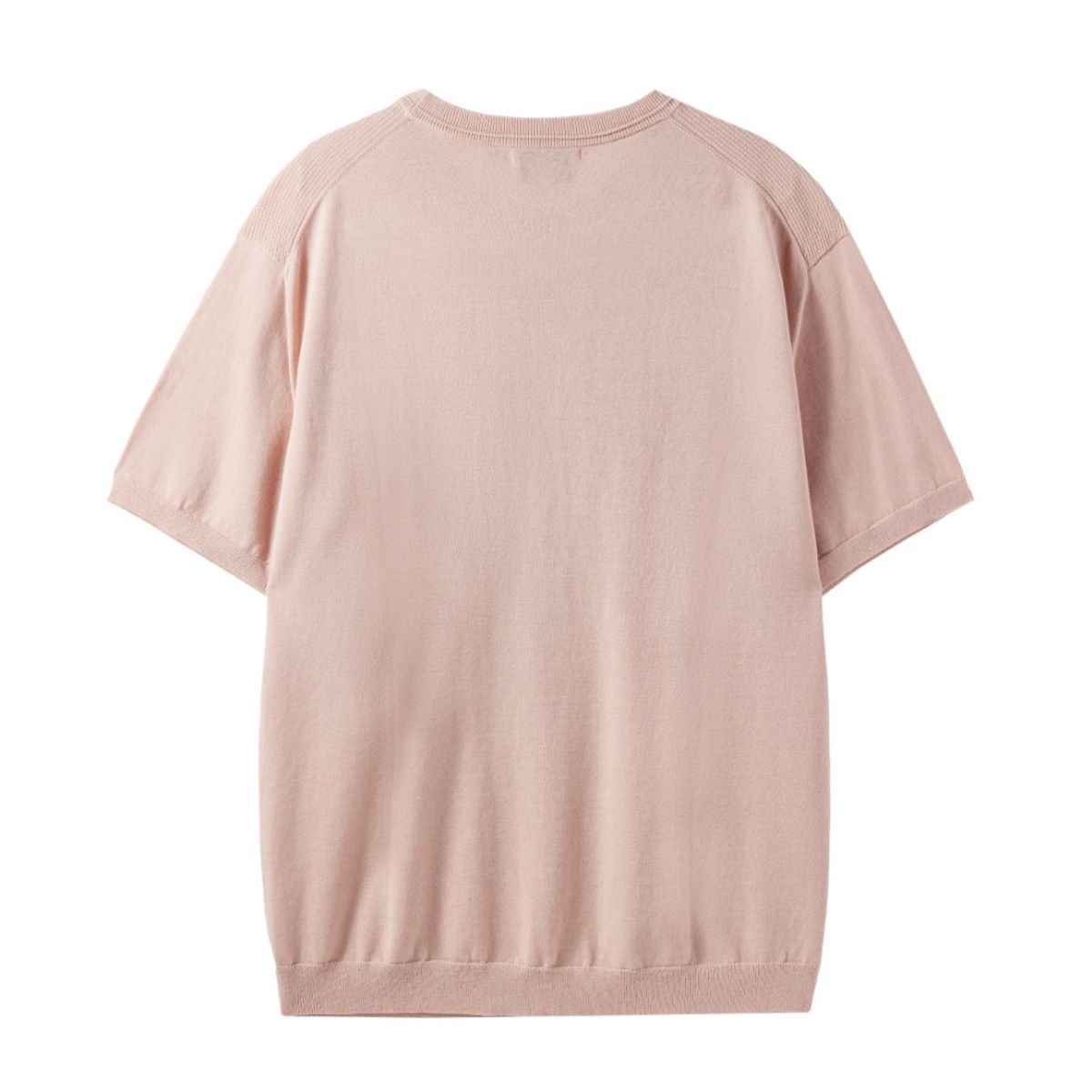 브롬톤 런던(BROMPTON LONDON) HALF SLEVE CHEST POCKET BASIC ROUND T-SHIRT - A/PINK (P242MKT515)
