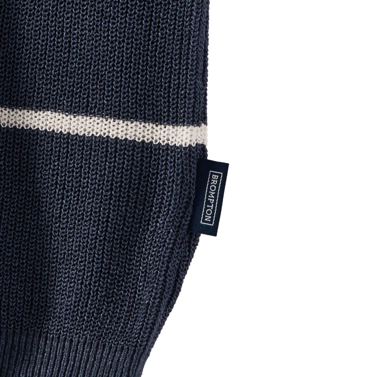 브롬톤 런던(BROMPTON LONDON) STRIPED COLLAR HALF SLEEVE KNIT - NAVY (P242MKT514)