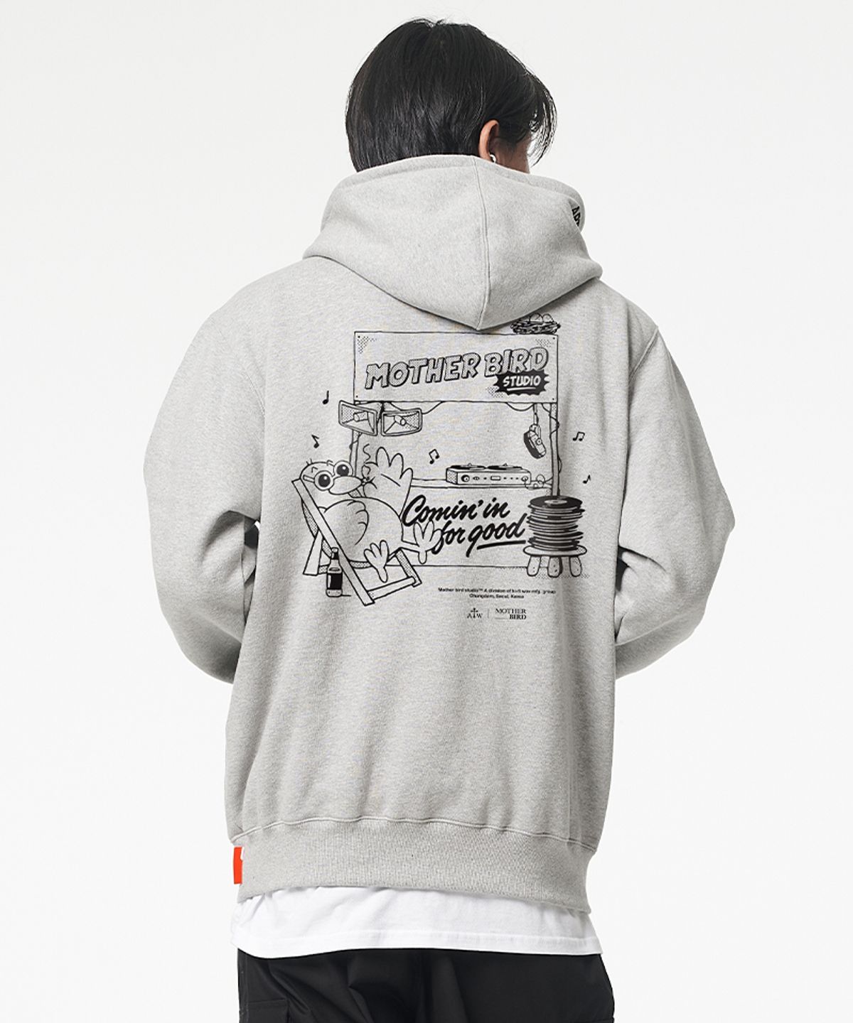 아티스트웨어(ARTISTWEAR) [ATW X 마더버드] 커밍인포굿 후드티