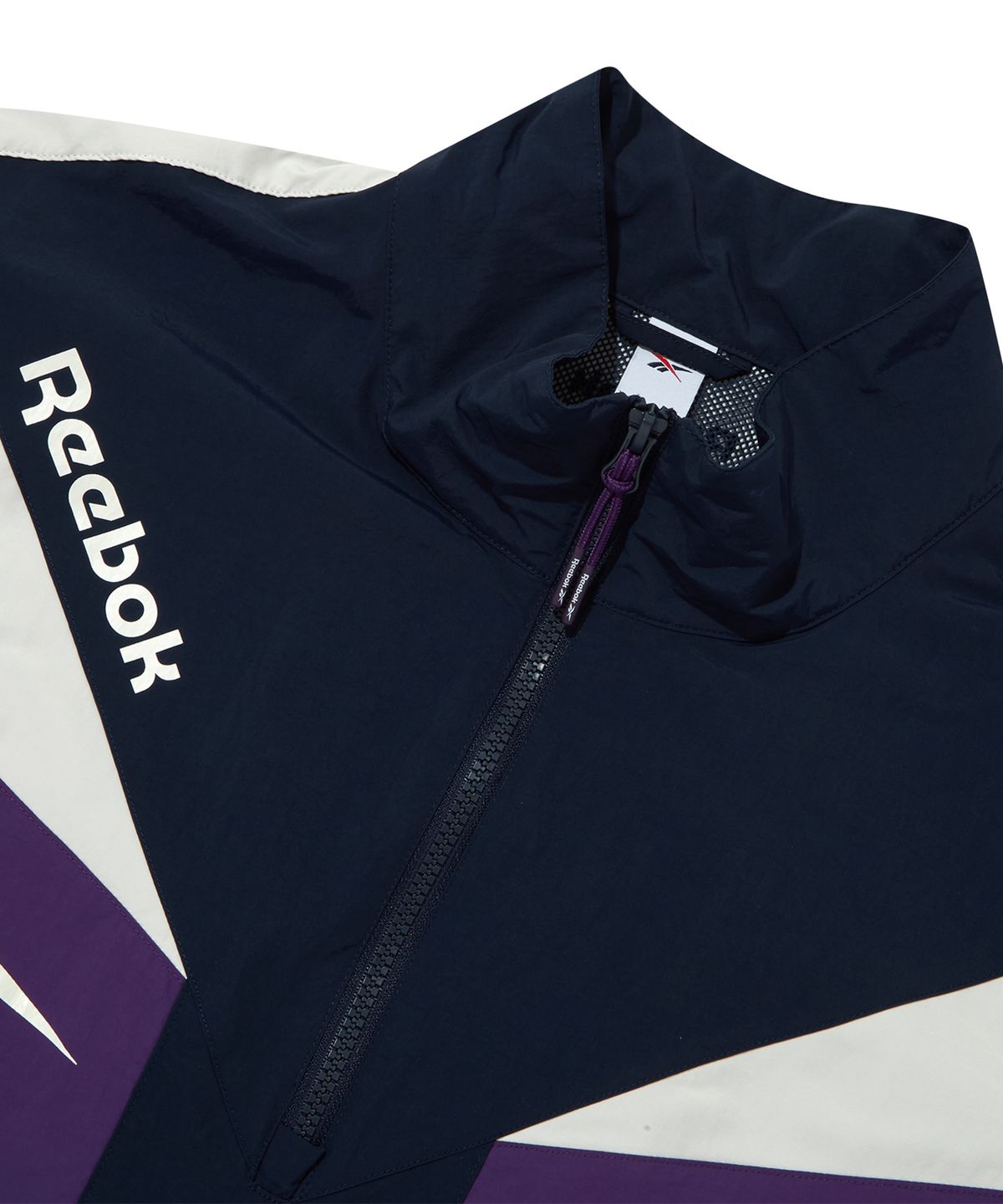 리복(REEBOK) TWIN VECTOR 반팔 아노락 - 네이비