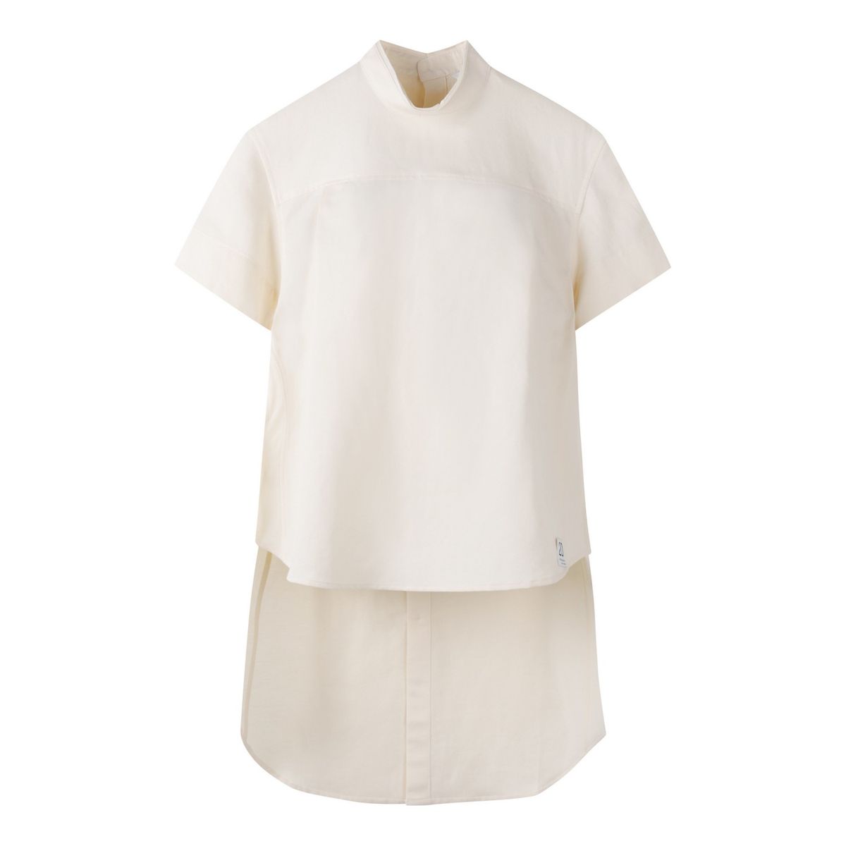 래코드(RECODE) Backward Layered Shirt_RQSAS24552IVX