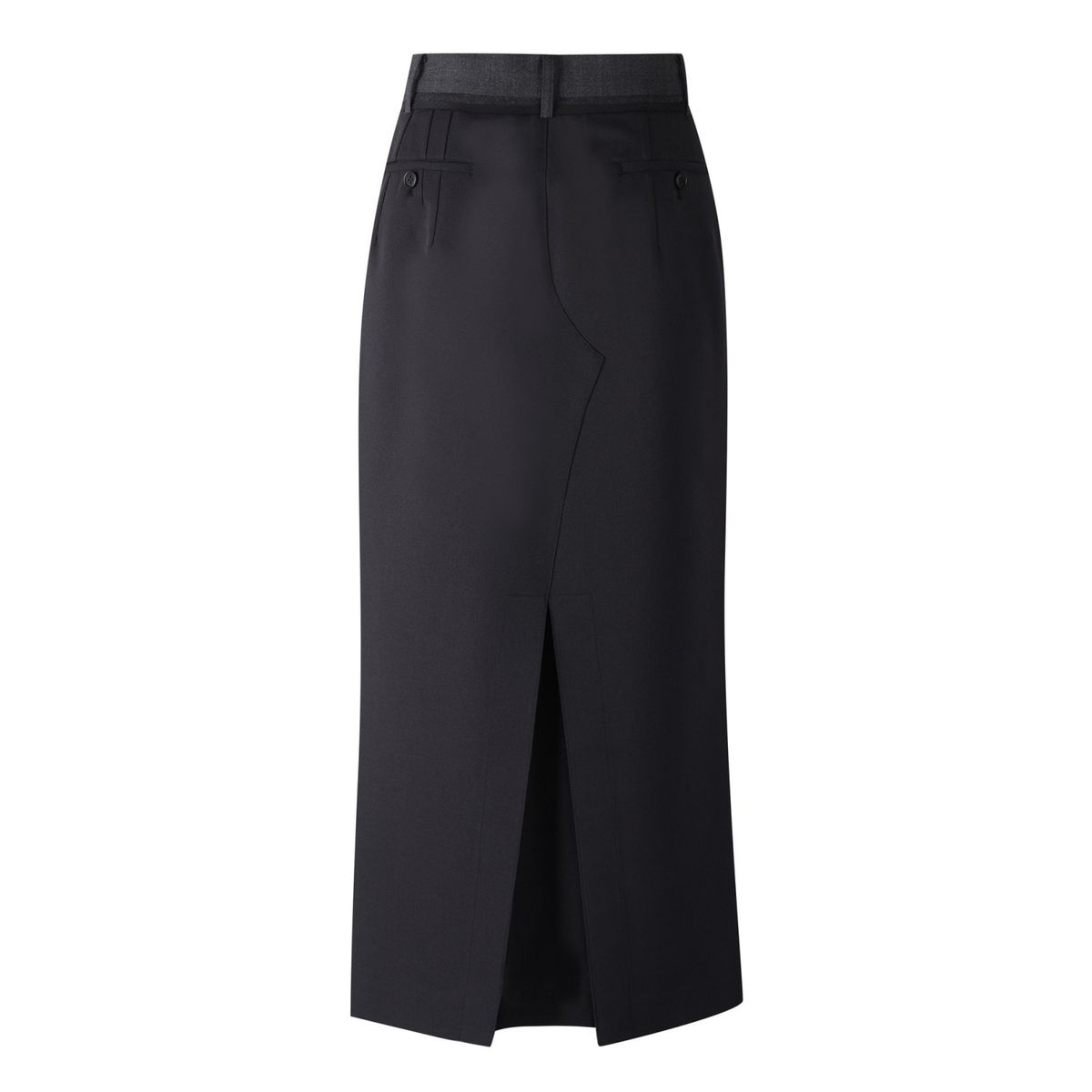 래코드(RECODE) Basic Suit Long Skirt_RQKAS24525BKX