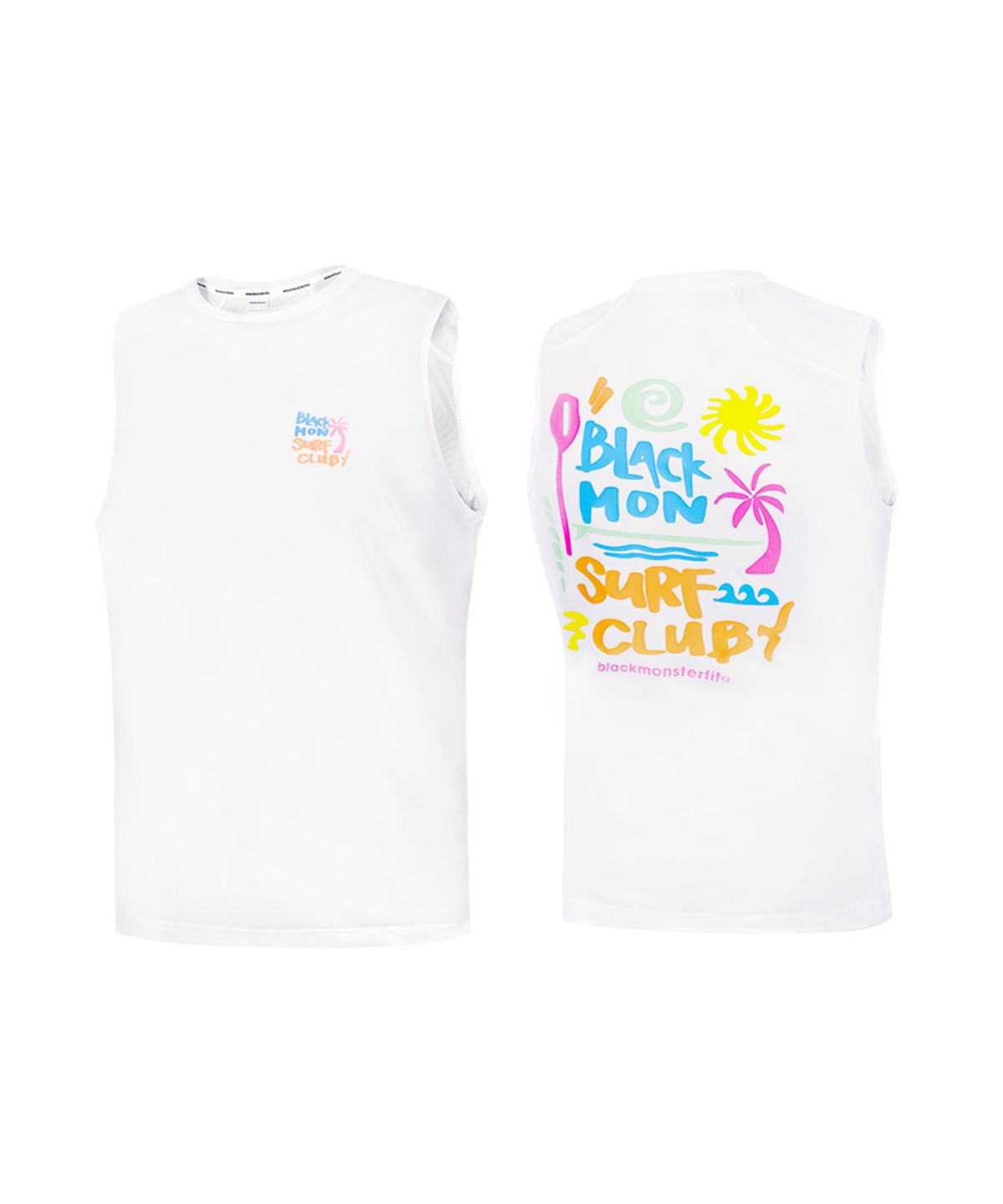 블랙몬스터핏(BLACK MONSTER FIT) 서핑 메쉬 나시 래쉬가드 (2 color) / BM230715