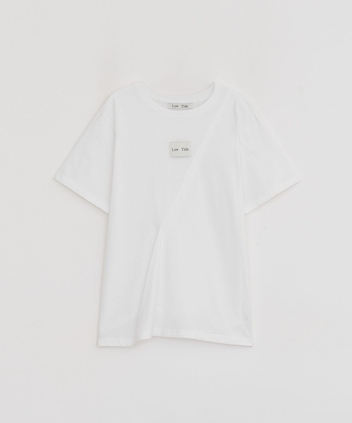 로우타이드(LOW TIDE) LABEL T-SHIRT [WHITE]