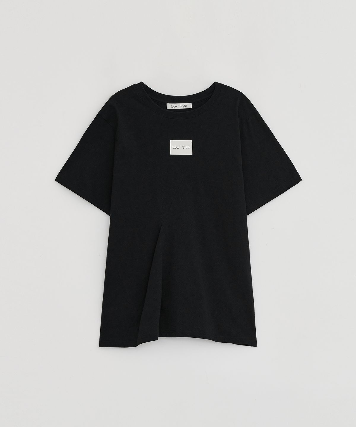 로우타이드(LOW TIDE) LABEL T-SHIRT [BLACK]