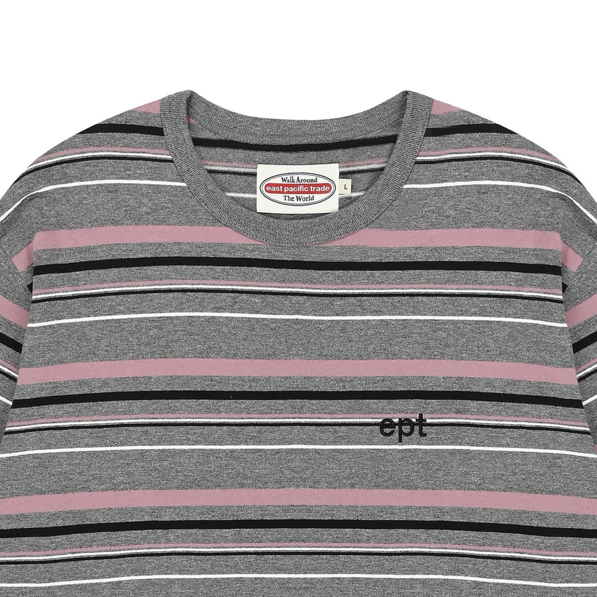 이피티(EPT) STRIPED LONGSLEEVE (H/GERY)