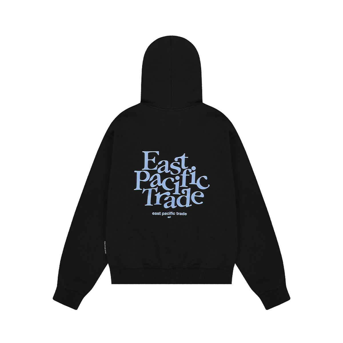 이피티(EPT) SERIF LOGO HOODIE (BLACK)