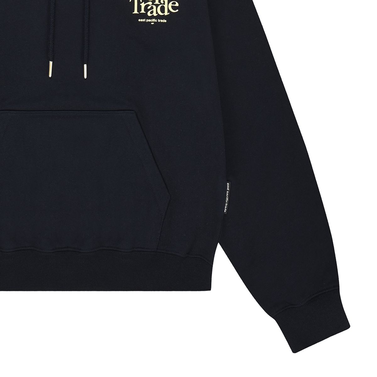 이피티(EPT) SERIF LOGO HOODIE (NAVY)