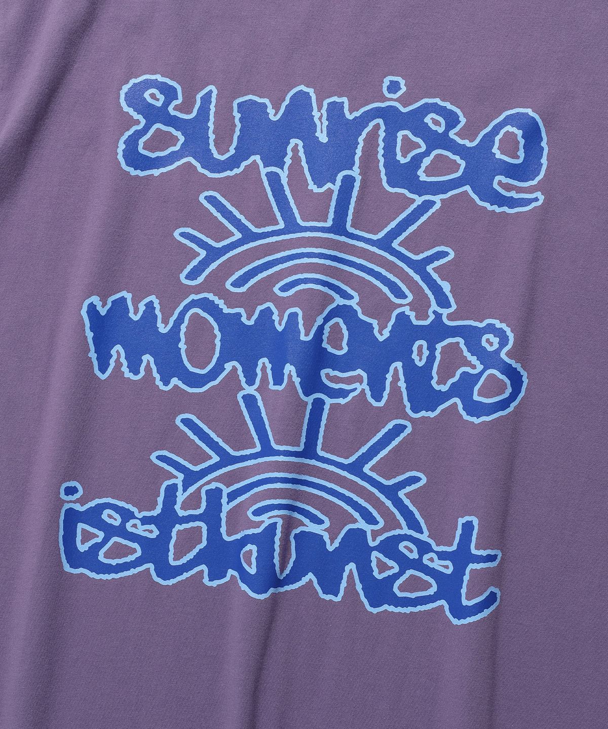 이스트쿤스트(ISTKUNST) SUNRISE MOMENT TEE_PURPLE(IK2EMMT504A)
