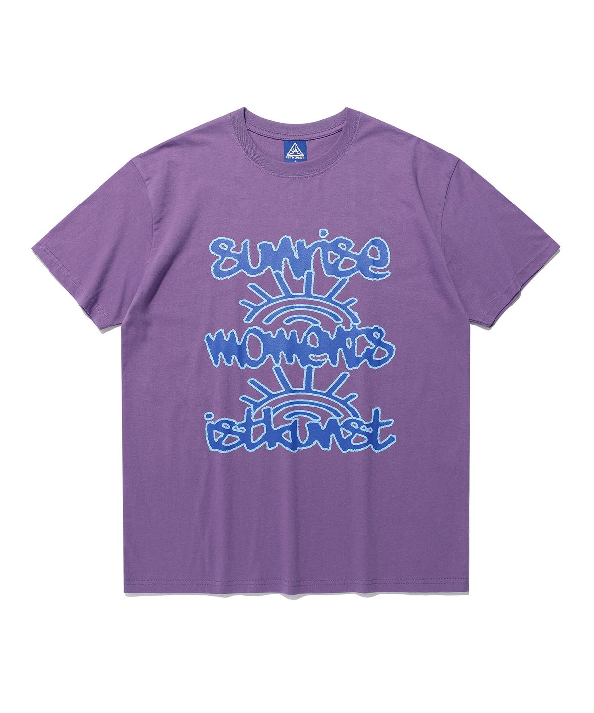 이스트쿤스트(ISTKUNST) SUNRISE MOMENT TEE_PURPLE(IK2EMMT504A)