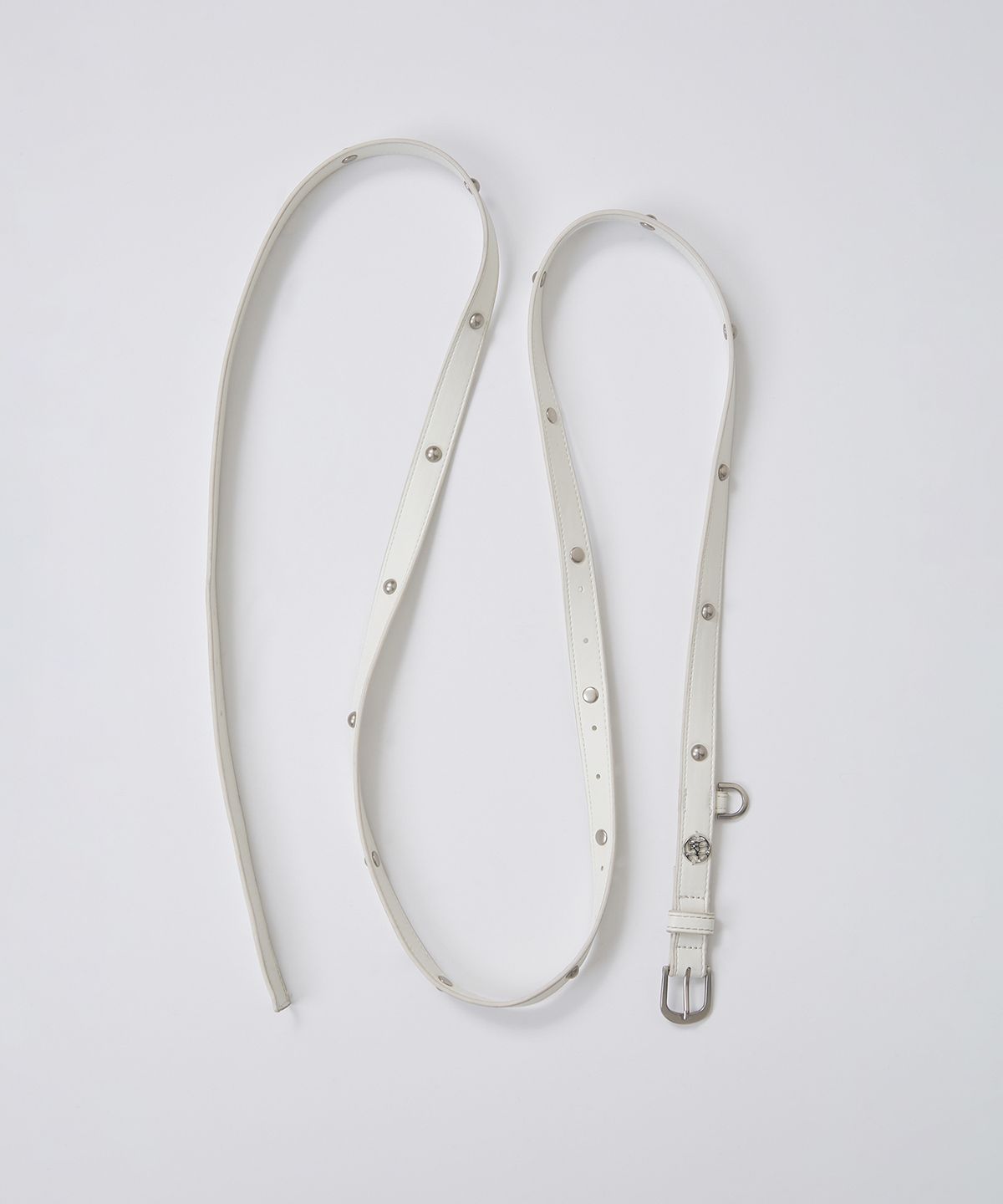 로우타이드(LOW TIDE) STUD LONG BELT [WHITE]