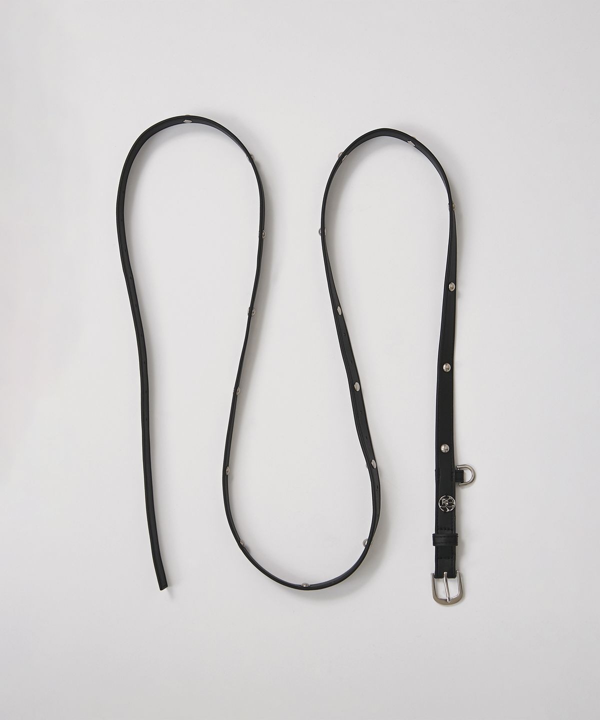 로우타이드(LOW TIDE) STUD LONG BELT [BLACK]