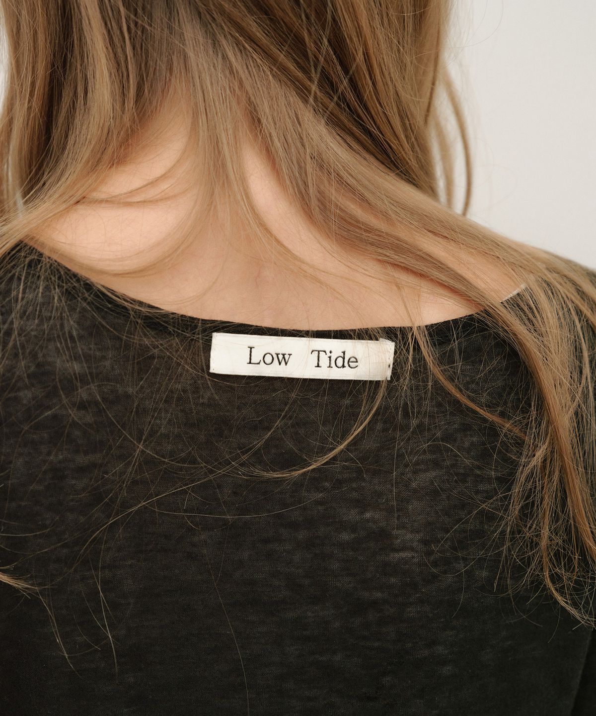 로우타이드(LOW TIDE) LAYERED LONG SLEEVE T-SHIRT [BLACK]