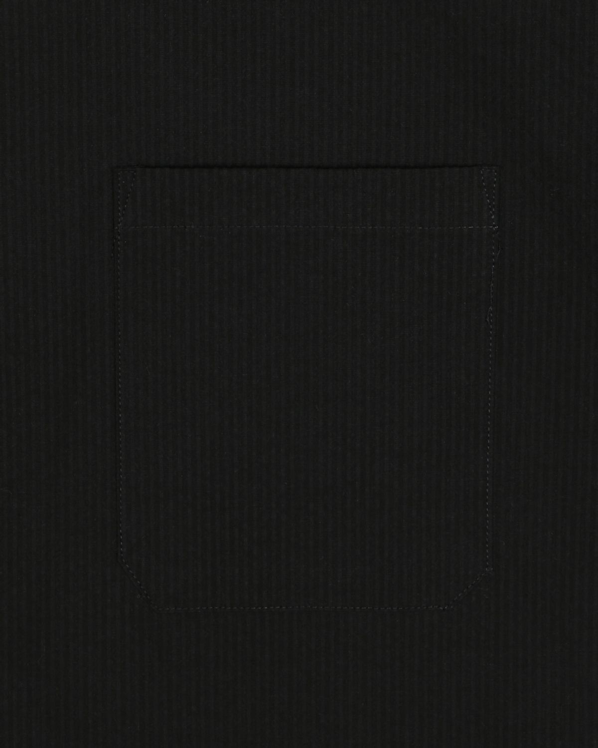 비슬로우(BESLOW) RIPPLE COTTON HALF SHIRT BLACK