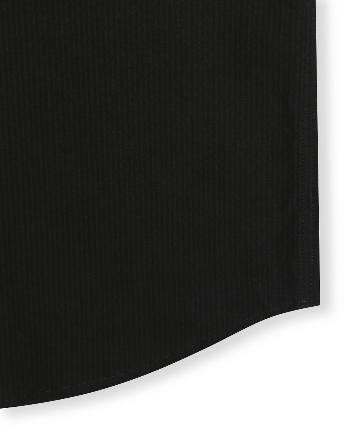 비슬로우(BESLOW) RIPPLE COTTON HALF SHIRT BLACK