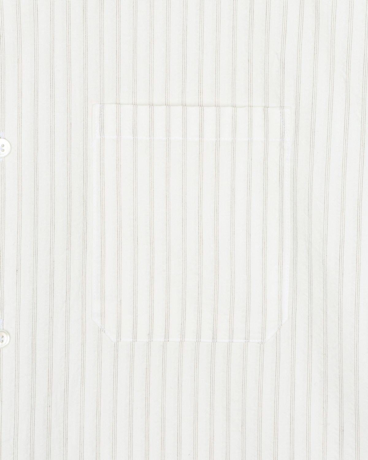 비슬로우(BESLOW) RIPPLE COTTON HALF SHIRT BEIGE STRIPE