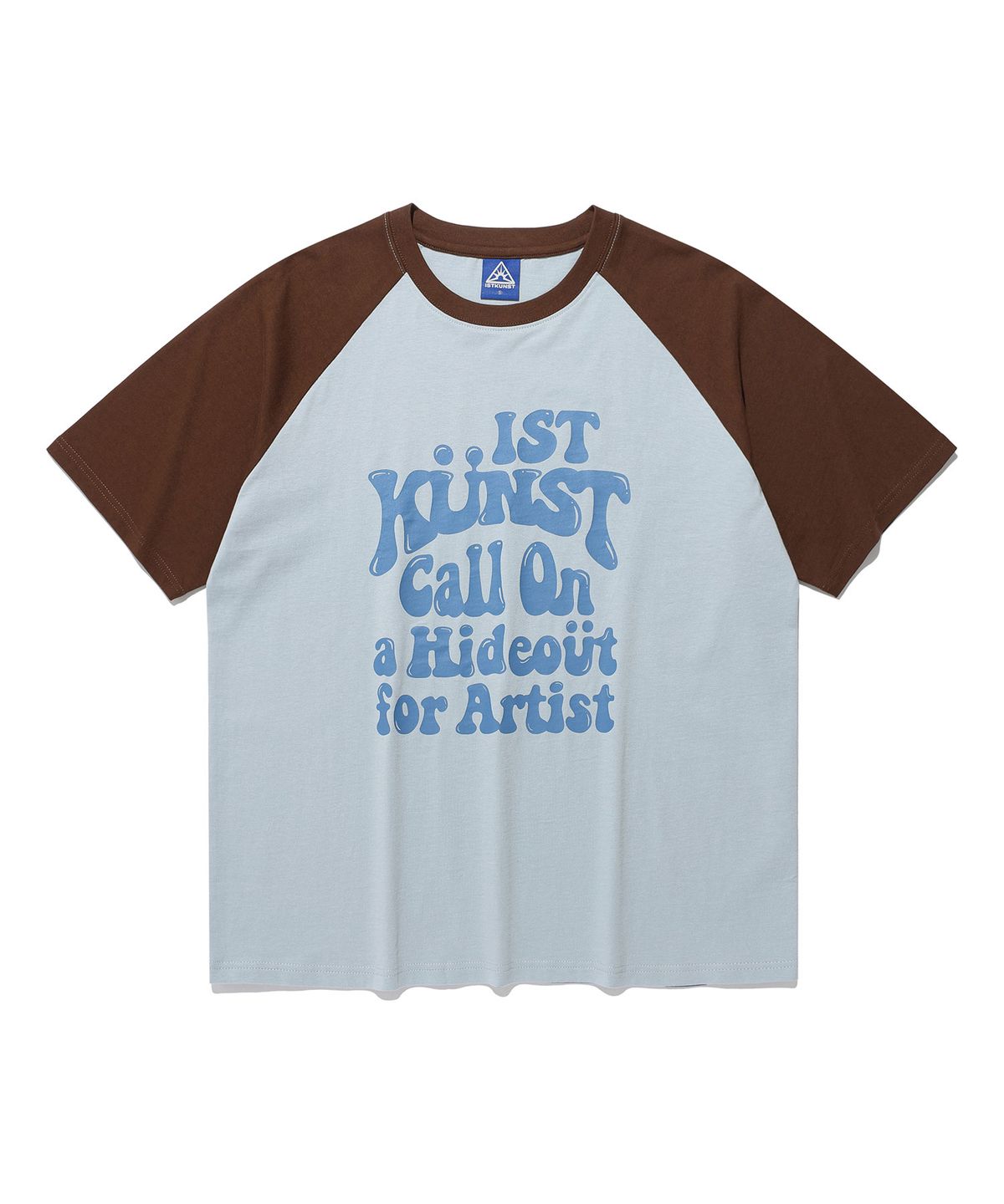 이스트쿤스트(ISTKUNST) HIDEOUT RAGLAN TEE_LIGHT BLUE(IK2EMMT503A)