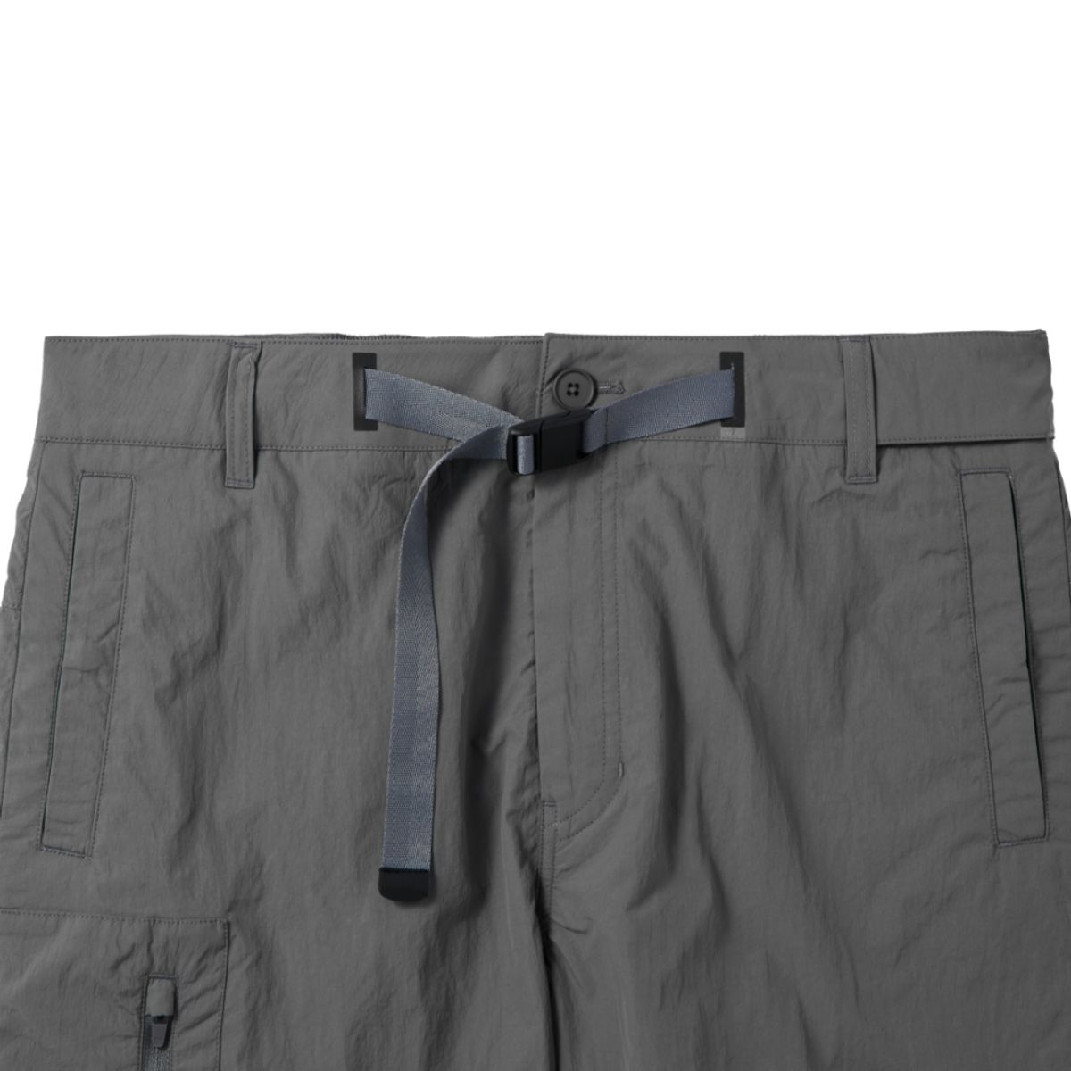 브롬톤 런던(BROMPTON LONDON) BELTED SHORTS - D/GREY (P242MHP233)