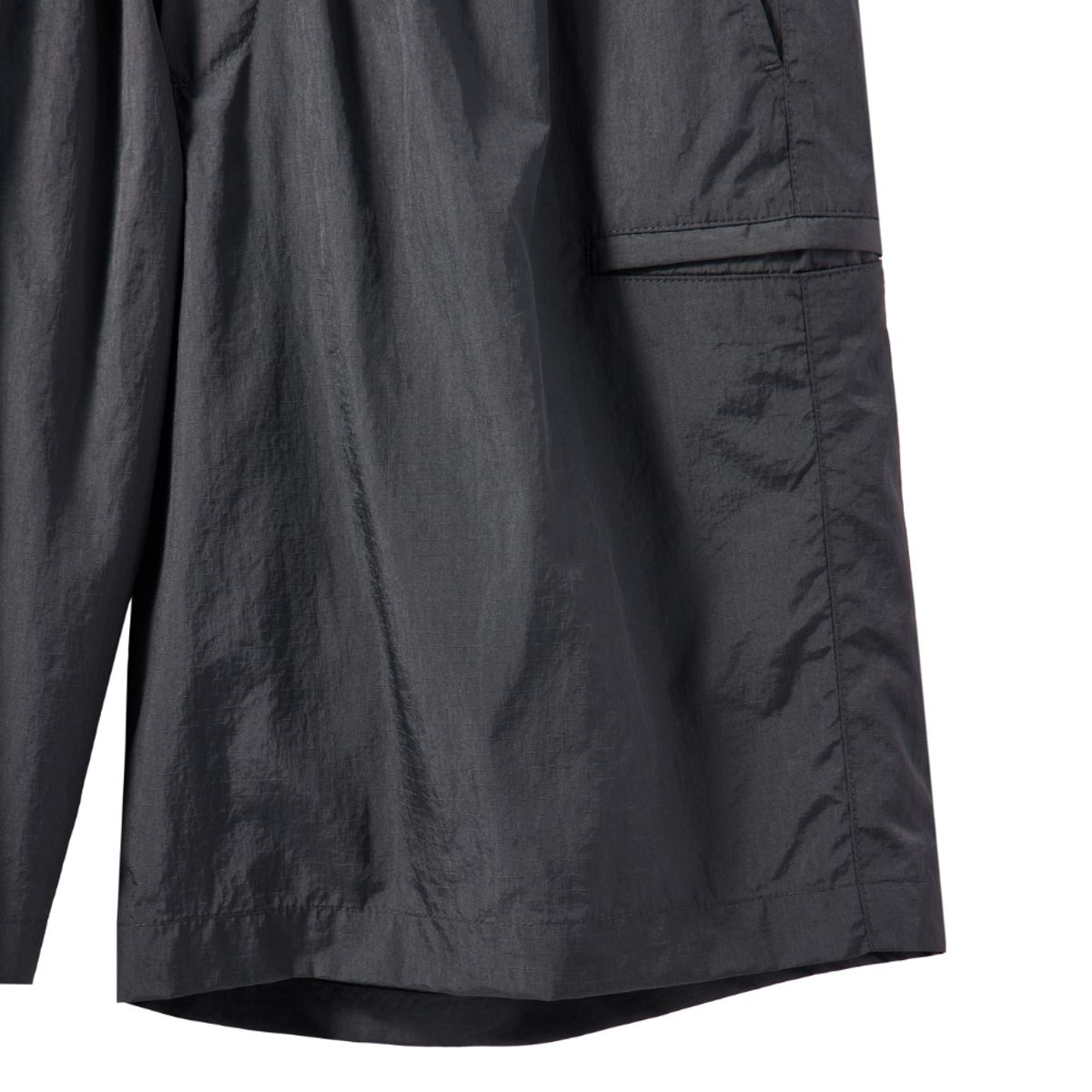 브롬톤 런던(BROMPTON LONDON) RIPSTOP SHORTS - C/GREY (P242UHP438)