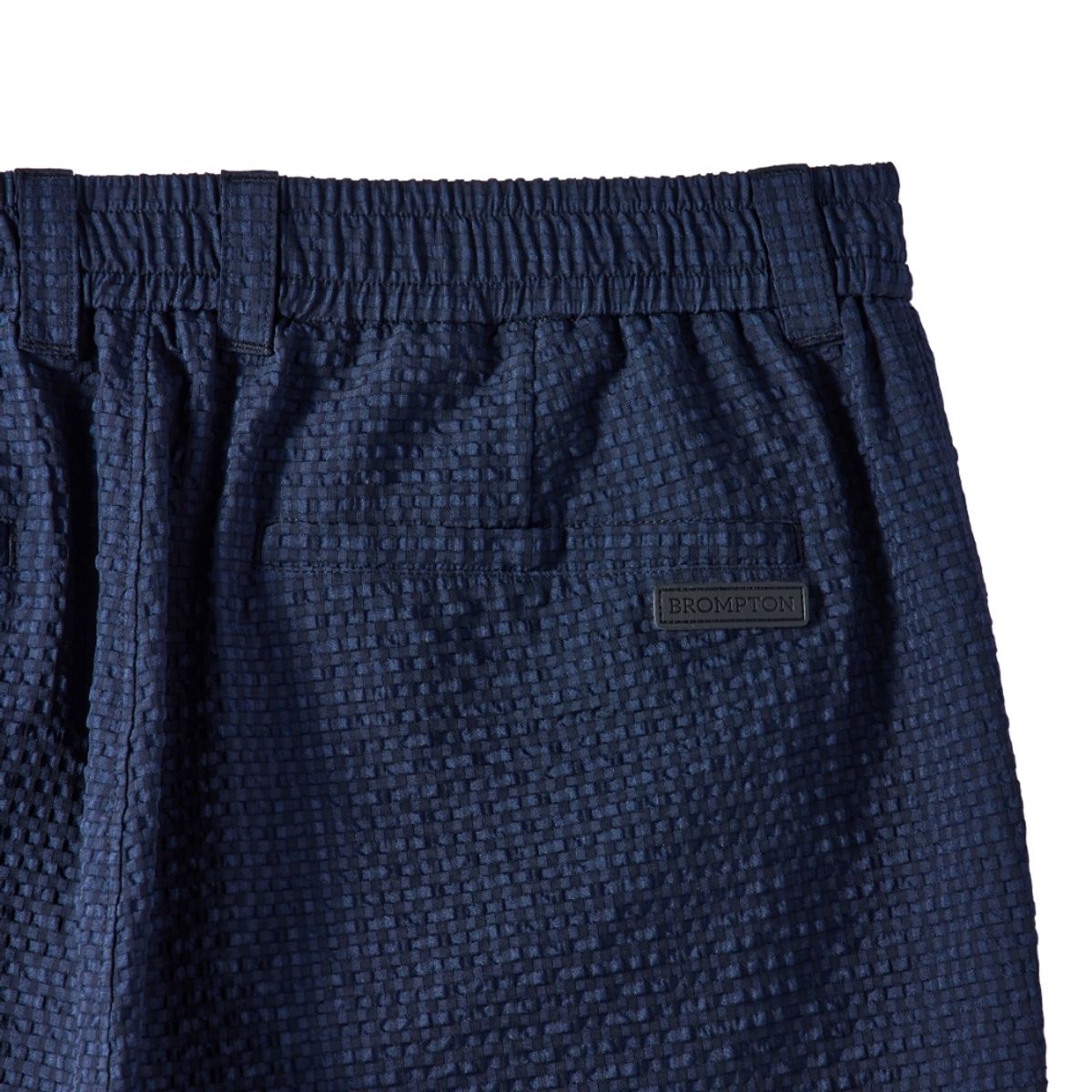 브롬톤 런던(BROMPTON LONDON) SEERSUCKER SET TROUSERS - NAVY (P242MPT532)