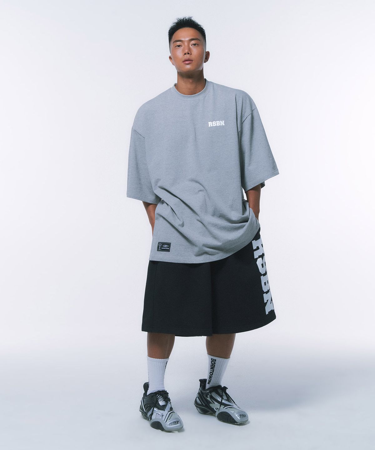 본투윈(BORN TO WIN) RSBN HALF PANTS LONG VER [BLACK]
