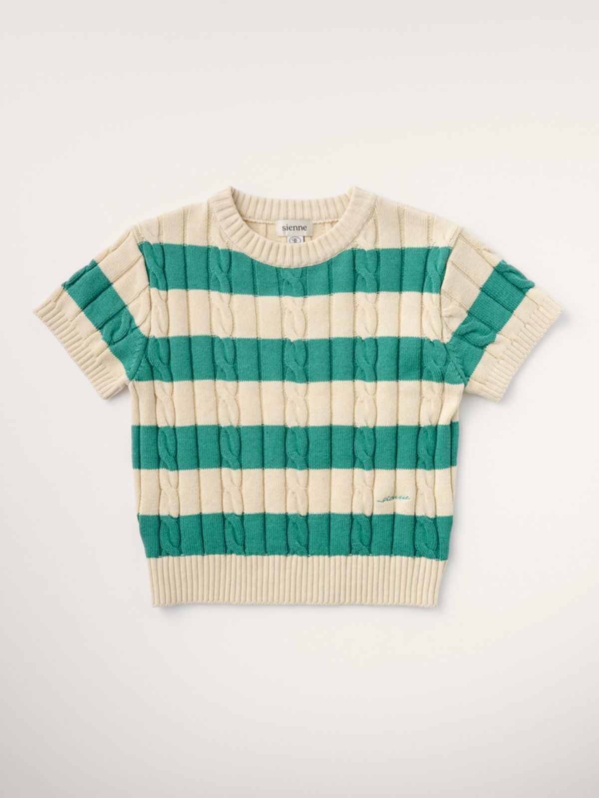 시엔느(SIENNE) Niki Cable Knit (Light Beige)