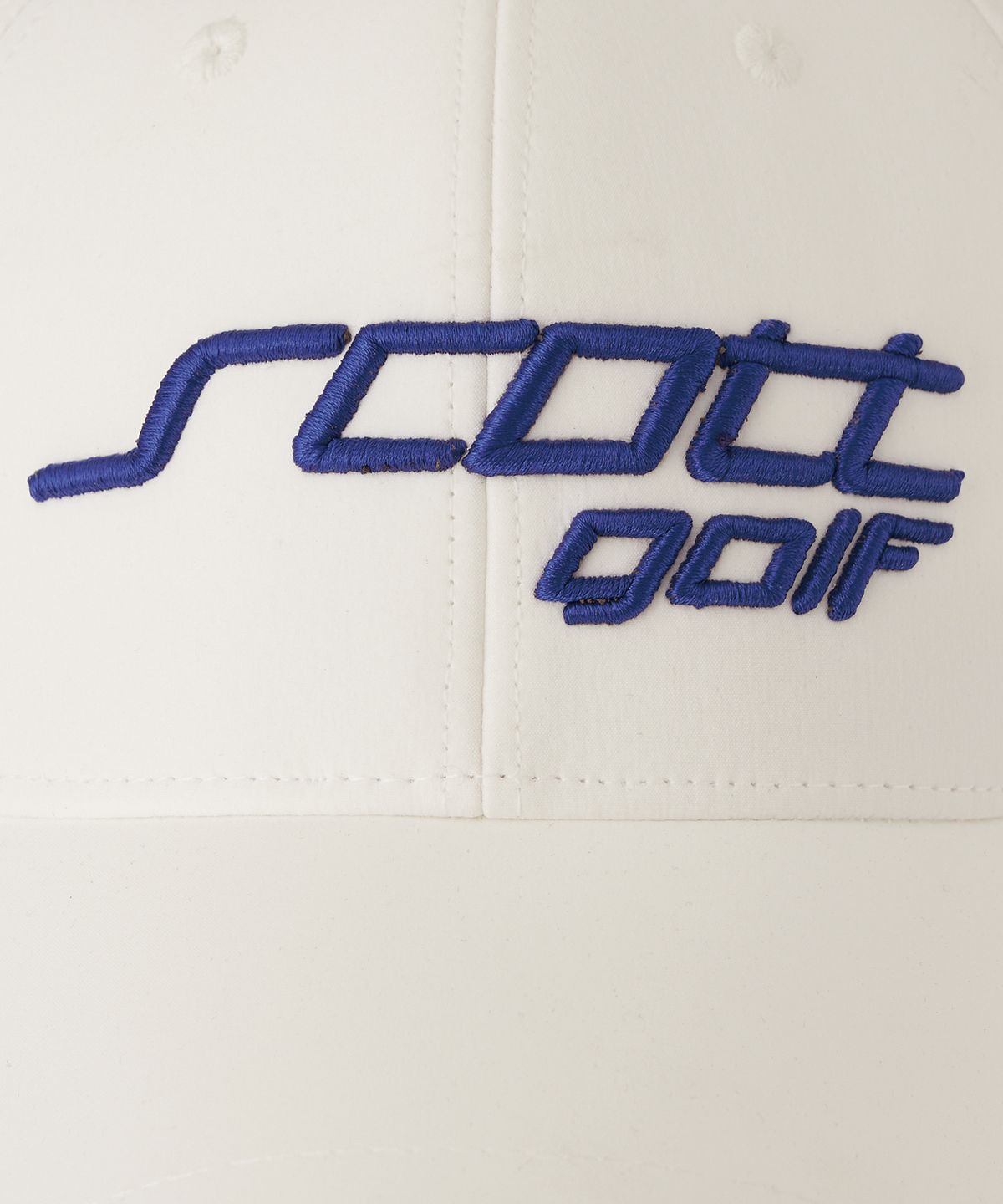 스캇골프(SCOTTGOLF) 미드타운 필드 볼륨자수 볼캡 [화이트]
