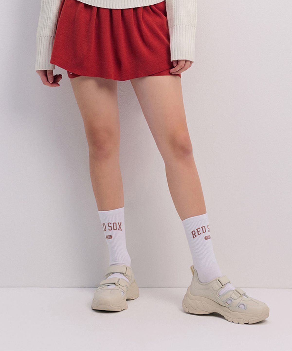 엠엘비(MLB) 빅볼청키 마스크 BOS (Beige)