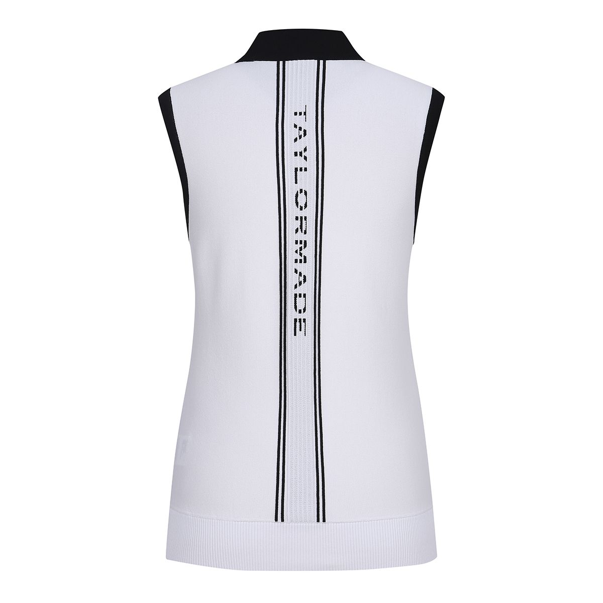 테일러메이드 어패럴(TAYLORMADE APPAREL) 여성 하이넥 슬리브리스 니트 TSN-62HG23-100