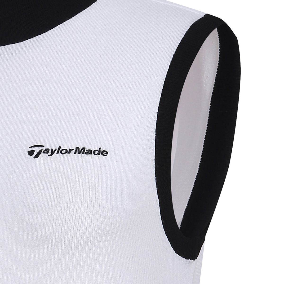 테일러메이드 어패럴(TAYLORMADE APPAREL) 여성 하이넥 슬리브리스 니트 TSN-62HG23-100