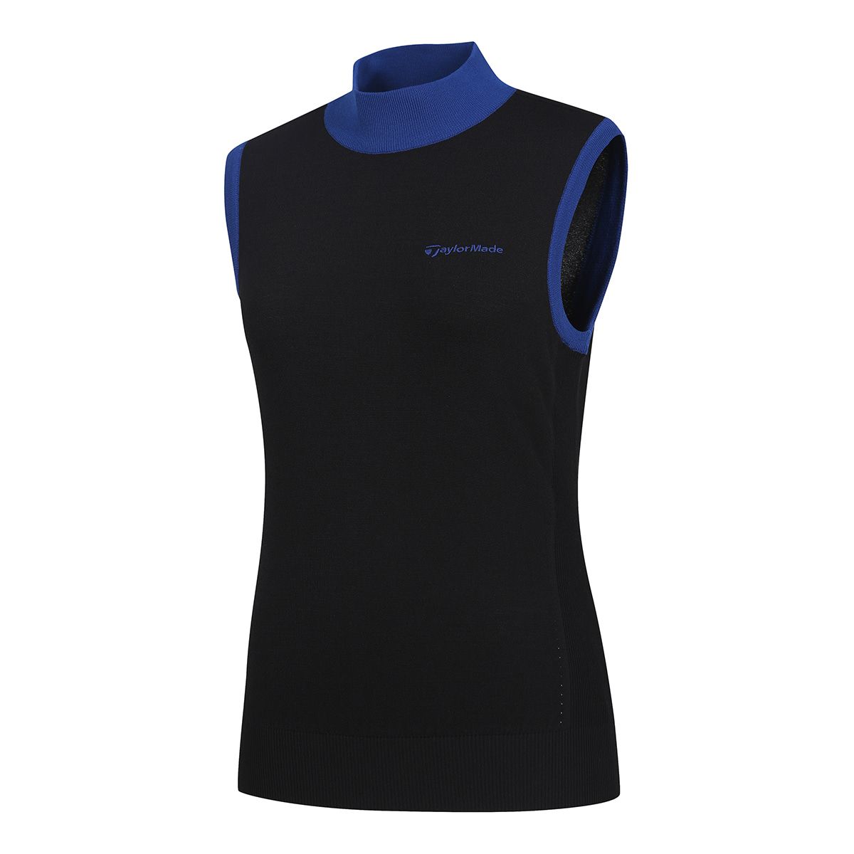 테일러메이드 어패럴(TAYLORMADE APPAREL) 여성 하이넥 슬리브리스 니트 TSN-62HG23-199