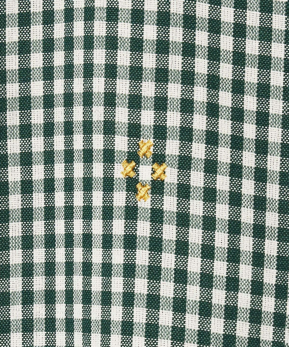 다이아몬드 레이라(DIAMOND LAYLA) Gingham Check 1/2 shirt S143  Green