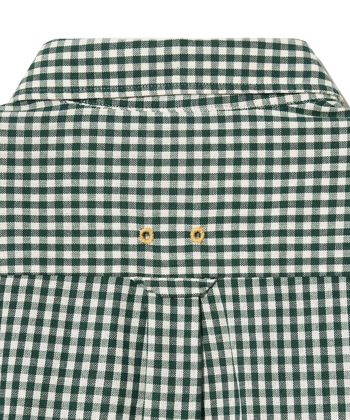 다이아몬드 레이라(DIAMOND LAYLA) Gingham Check 1/2 shirt S143  Green