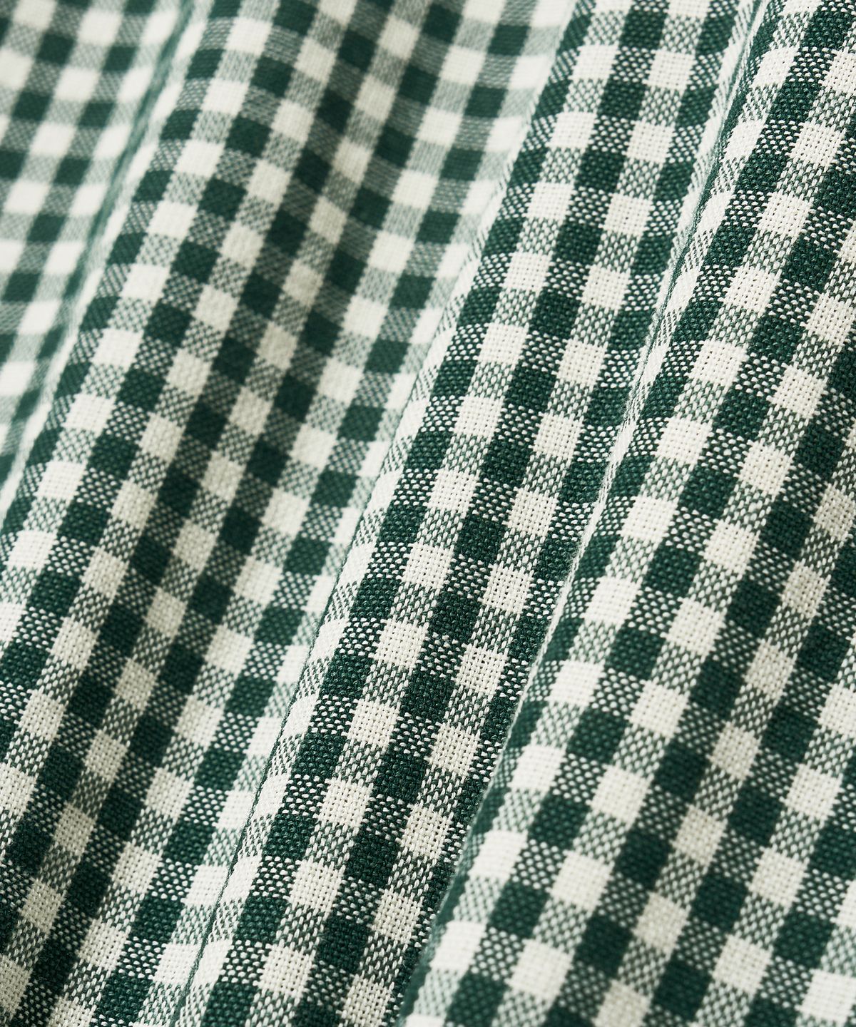 다이아몬드 레이라(DIAMOND LAYLA) Gingham Check 1/2 shirt S143  Green