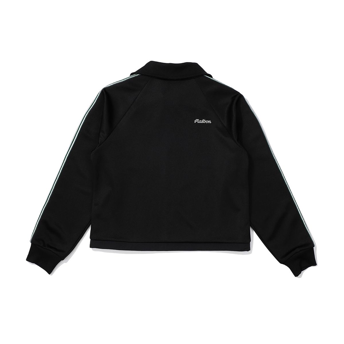 말본 골프(MALBON GOLF) 소프트 트랙탑 저지 자켓 BLACK (WOMAN)