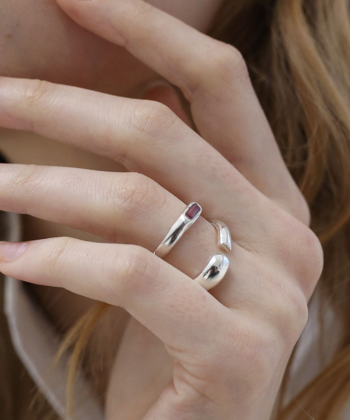 레인디어(REINDEER) GENTLE STONE RING 01