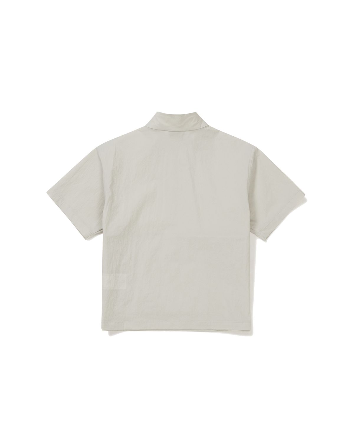 스노우피크 어패럴 키즈(SNOWPEAK APPAREL KIDS) 키즈 루트 스탠드넥 반팔 아노락 Light Beige (S24MKRAN80)