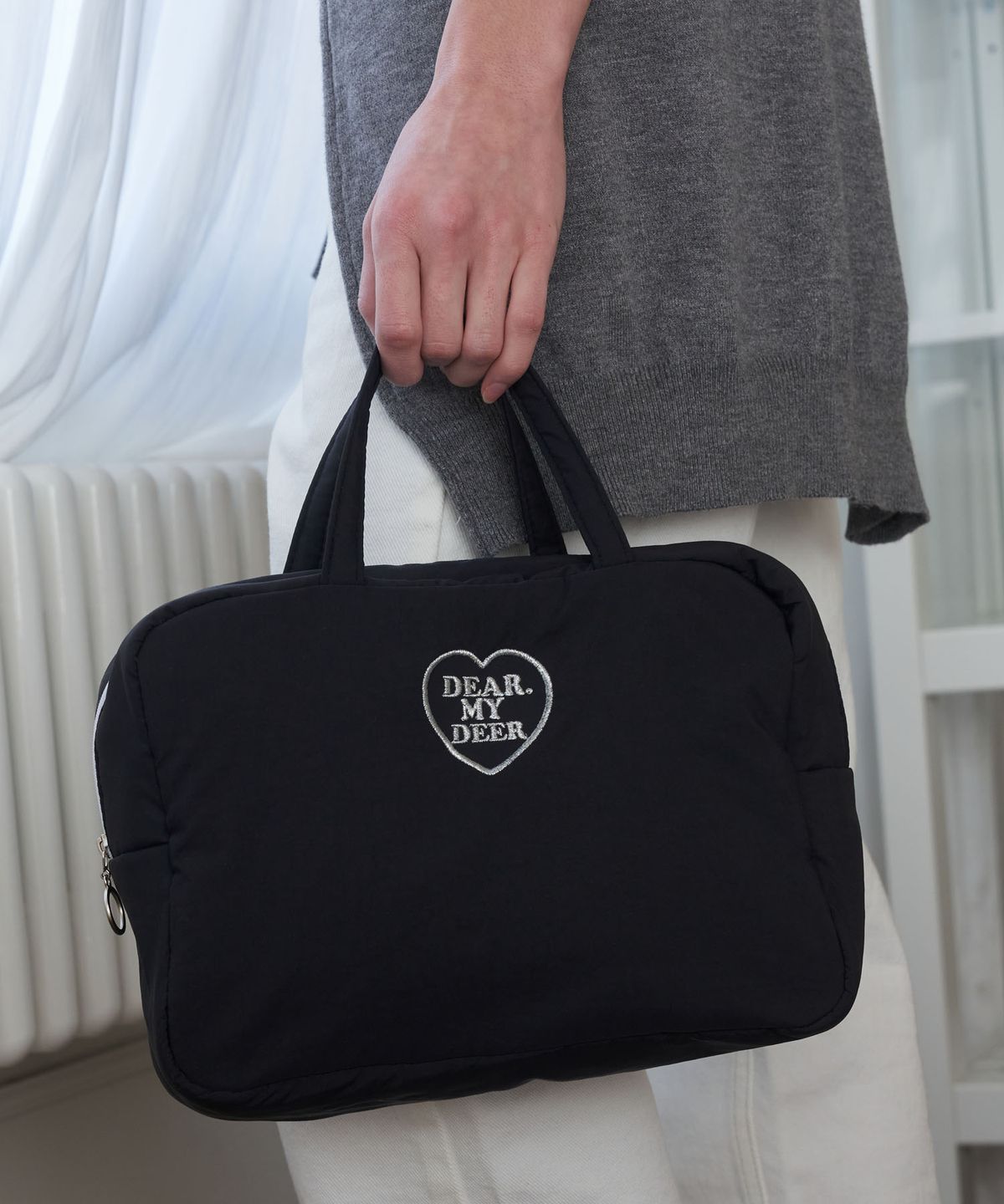 디어마이디어(DEARMYDEER) 방수) nemo nemo bag_ Black