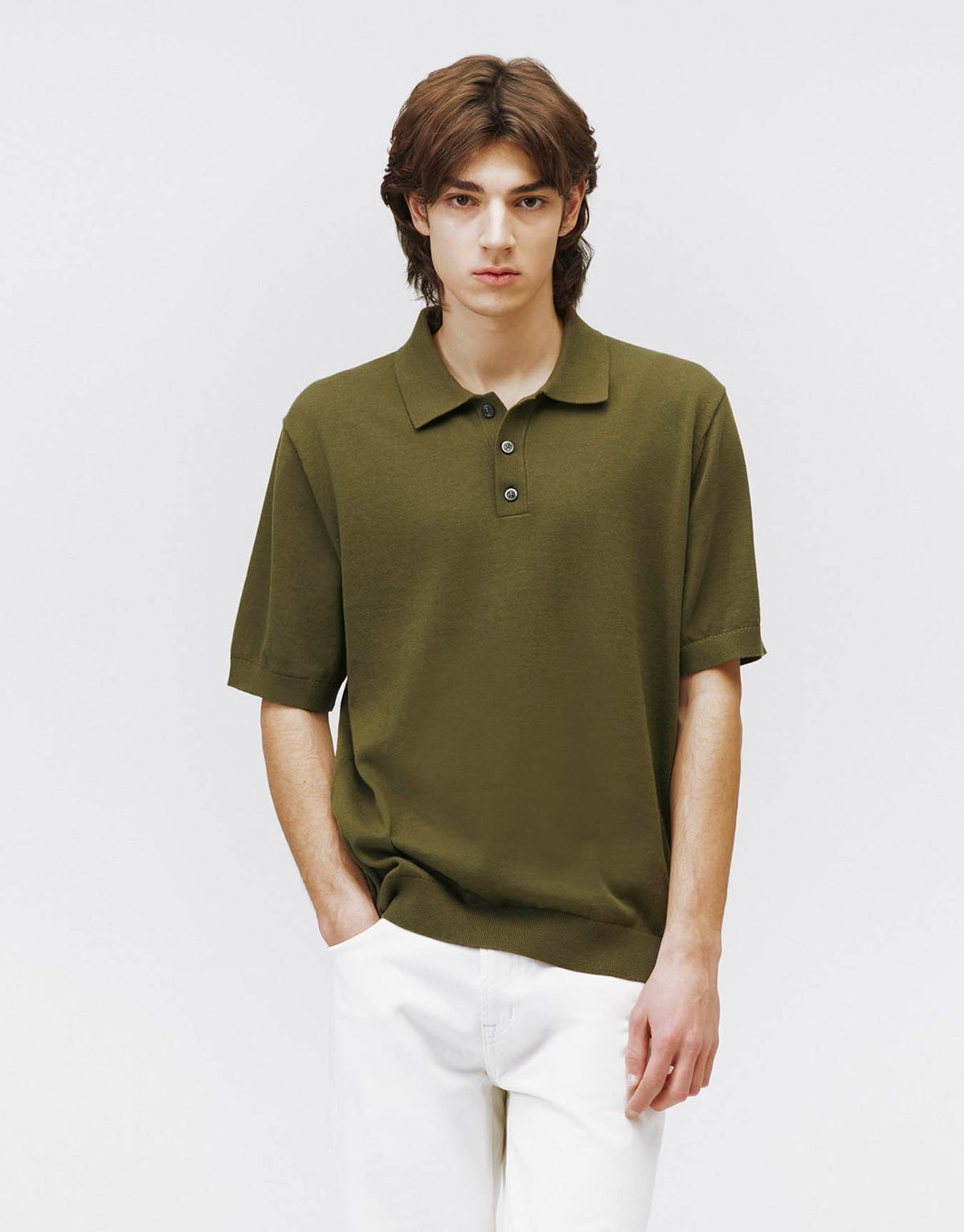 지오다노(GIORDANO) 폴로넥 반팔 니트(12GG) 054523 [8color]